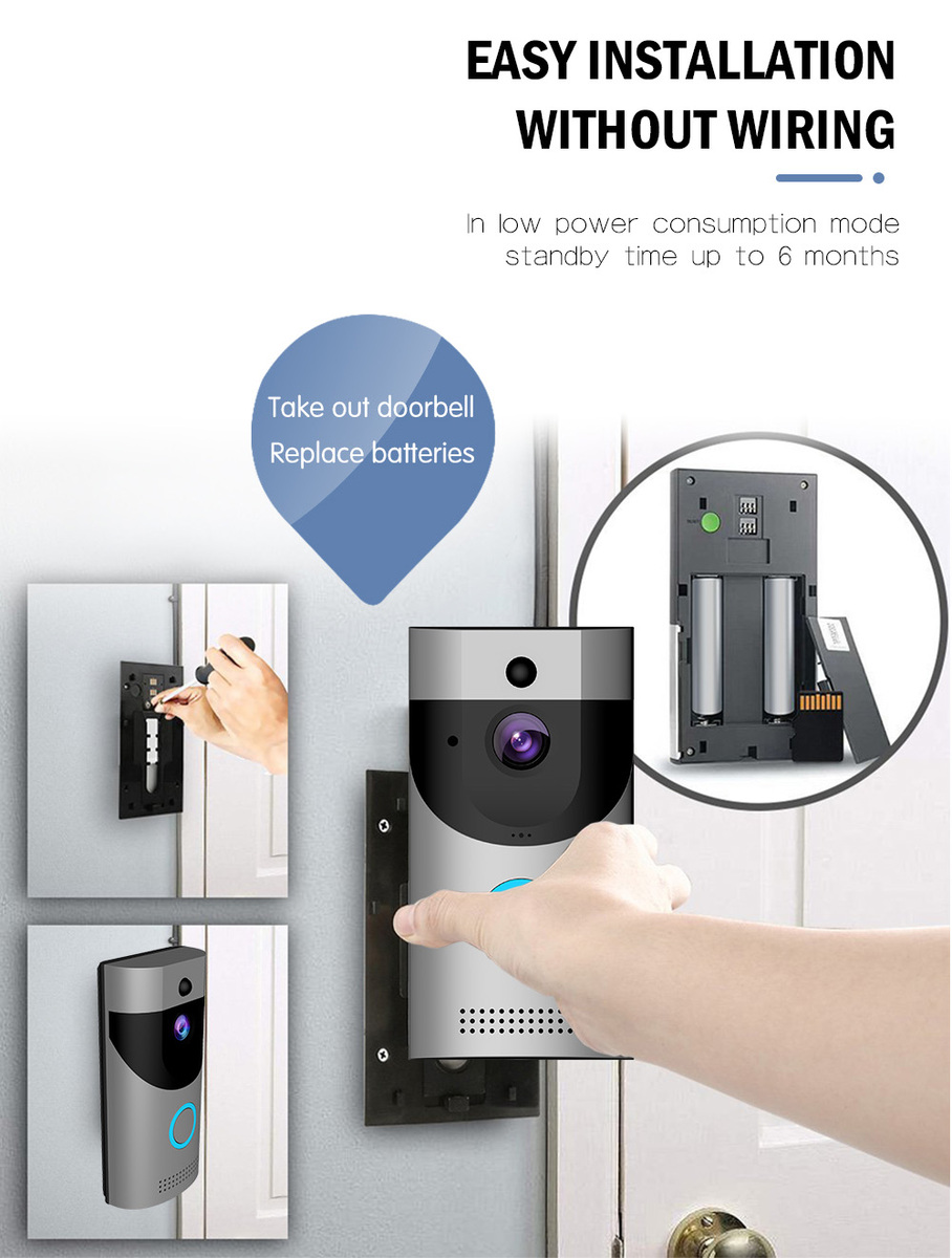 1080p Waterproof Video Doorbell Camera - Image 4